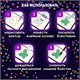 Блестки для декора, поделок, DIY, творчества, оформления, ФИГУРНЫЕ, ОСТРОВ СОКРОВИЩ, НЕОН, диспенсер с дозатором, 6 цветов по 9 г, 662226 662226