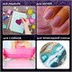 Блестки (глиттер) для декора, поделок, DIY, творчества, оформления, ОСТРОВ СОКРОВИЩ, НЕОН, диспенсер с дозатором, 6 цветов по 10 г, 662223 662223