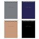 Блокнот МАЛЫЙ ФОРМАТ А7 75х105 мм, 40 л., гребень, картон, клетка, BRAUBERG "Minimal Classic", 116430 116430