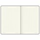 Блокнот А5 (148х218 мм), BRAUBERG "DUO", под кожу с резинкой, 80 л., клетка, голубой/розовый, 113432 113432