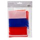 Гирлянда из флагов России, длина 5 м, 10 прямоугольных флажков 20х30 см, BRAUBERG/STAFF, 550185, RU25 550185