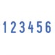Нумератор 6-разрядный, оттиск 15х3,8 мм, синий, TRODAT 4836, корпус черный, 53199 235583
