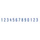 Нумератор 13-разрядный, оттиск 42х3,8 мм, синий, TRODAT 48313, корпус черный, 53198 235582