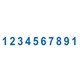 Нумератор металлический 10-разрядный, оттиск 47х5 мм, синий, TRODAT 55510, 75878 235568