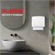 Диспенсер для полотенец LAIMA PROFESSIONAL ORIGINAL (Система H2), Z-сложения, белый, ABS-пластик, 605759 605759