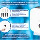 Диспенсер для полотенец ULTRA LAIMA PROFESSIONAL (Система H3), V-сложения, белый, ABS-пластик, 606834 606834