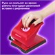 Дырокол BRAUBERG "JET PRO", до 40 листов, красно-черный, 228603 228603