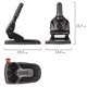 Дырокол металлический МОЩНЫЙ BRAUBERG "Heavy duty" до 65 л., эргономичный, черный, 228496 228496