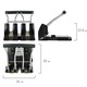 Дырокол на 4 отверстия металлический МОЩНЫЙ BRAUBERG "Heavy Duty Extra", до 150 л., 270555 270555