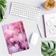 Ежедневник недатированный с резинкой А5 145х203мм, BRAUBERG, твердый, 128л, Peony, 116290 116290