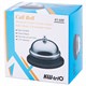Звонок настольный KW-trio для ресепшн, хромированный, -3A00 451680