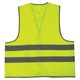 Жилет сигнальный, 2 светоотражающие полосы, ЛИМОННЫЙ, XXL (56-58), ГРАНДМАСТЕР, 610841 610841