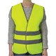 Жилет сигнальный, 2 светоотражающие полосы, ЛИМОННЫЙ, XXL (56-58), ГРАНДМАСТЕР, 610841 610841