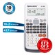 Калькулятор инженерный BRAUBERG SC-880-N, 417 функций, 10+2 разрядов, батарея, БЕЛЫЙ, 250526 250526