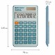 Калькулятор карманный BRAUBERG CX-102C-BL (76x126 мм), 12 разрядов, двойное питание, ГОЛУБОЙ, 272649 272649