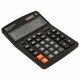 Калькулятор настольный BRAUBERG EXTRA-16-BK (206x155 мм), 16 разрядов, двойное питание, ЧЕРНЫЙ, 250475 250475