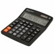 Калькулятор настольный BRAUBERG EXTRA-16-BK (206x155 мм), 16 разрядов, двойное питание, ЧЕРНЫЙ, 250475 250475