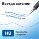 Карандаш механический 0,5 мм, BRAUBERG "Black Jack", металлический корпус, ластик, резиновый грип, 180463 180463