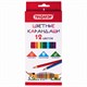 Карандаши цветные ПИФАГОР "Веселая такса", 12 цветов, шестигранные, натуральное дерево, 181806 181806