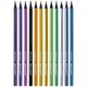 Карандаши цветные BRAUBERG METALLIC, 12 цветов металлик, трехгранные, грифель 3 мм, черное дерево, 181853 181853
