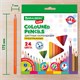 Карандаши цветные BRAUBERG KIDS NEW, 24 цвета, трехгранные, грифель 3 мм, 182002 182002