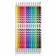 Карандаши цветные стираемые с ластиком MAPED (Франция) "Color'Peps Oops", 12 цветов, трехгранные, 832812 182116