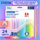 Карандаши цветные BRAUBERG PASTEL, 24 пастельных цвета, трехгранные, грифель 3 мм, натуральное дерево, 181851 181851