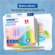 Карандаши цветные BRAUBERG PASTEL, 24 пастельных цвета, трехгранные, грифель 3 мм, натуральное дерево, 181851 181851