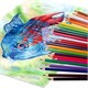 Карандаши цветные BRAUBERG PREMIUM, 24 цвета, трехгранные, грифель 3,3 мм, натуральное дерево, 181653 181653