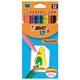 Карандаши цветные BIC "Tropicolors", 12 цветов, шестигранные, 83256610 180458