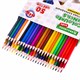 Карандаши цветные BRAUBERG KIDS NEW, 50 цветов, трехгранные, грифель 3 мм, 182004 182004