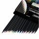 Карандаши цветные чёрное дерево BRAUBERG BLACK WOOD, 24 цвета, трехгранные, мягкий грифель 3 мм, 181949 181949