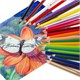 Карандаши цветные акварельные BRAUBERG PREMIUM AQUARELLE, 36 цветов, трехгранные, утолщенный грифель 4 мм, натуральное дерево, 181674 181674