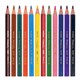 Карандаши цветные утолщенные BIC "Kids Evolution Triangle", 12 цветов, трехгранные, грифель 4 мм, 8297356, 82973511 180344
