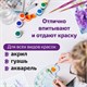 Кисти ЮНЛАНДИЯ, набор 3 шт. (СИНТЕТИКА: круглые № 1, 2; плоская № 3), пакет с европодвесом, 200886 200886