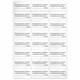 Этикетка самоклеящаяся "Пронумеровано, прошито и скреплено", 70х37 мм, 24 этикетки, 10 листов, 128833 128833