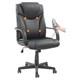 Кресло офисное BRABIX "Relax MS-001", 4 массажных модуля, экокожа, черное, 532519 532519