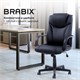 Кресло офисное BRABIX "Relax MS-001", 4 массажных модуля, экокожа, черное, 532519 532519