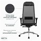 Кресло МЕТТА "ErgoLife" 10 B1-104D, хром, синхромеханизм, 2D-подлокотники, прочная сетка, черное 532993