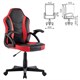 Кресло компьютерное BRABIX "Shark GM-203", экокожа, черное/красное, 532512 532512