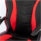 Кресло компьютерное BRABIX "Shark GM-203", экокожа, черное/красное, 532512 532512