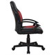 Кресло компьютерное BRABIX "Spark GM-201", экокожа, черное/красное, 532503 532503