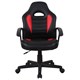 Кресло компьютерное BRABIX "Spark GM-201", экокожа, черное/красное, 532503 532503