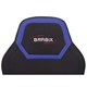 Кресло компьютерное BRABIX "Alpha GM-018", ткань/экокожа, черное/синее, 532638, GM-018_532638 532638