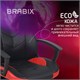 Кресло компьютерное BRABIX "Fighter GM-008", экокожа, черное/красное, 532506 532506