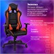 Кресло компьютерное BRABIX "GT Racer GM-100", две подушки, экокожа, черное/оранжевое, 531925 531925