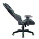 Кресло компьютерное BRABIX "GT Carbon GM-120", две подушки, экокожа, черное/зеленое, 531929 531929