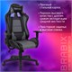 Кресло компьютерное BRABIX "GT Racer GM-100", две подушки, экокожа, черное/серое, 531926 531926
