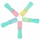 Ластик BRAUBERG "ULTRA PASTEL", 57х24х15 мм, пастельные цвета ассорти, бирюзовый пластиковый держатель, 272688 272688