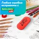 Ластики BRAUBERG KIDS "Fruits", НАБОР 6 штук, 50х23х10 мм, овальные, ассорти, 272669 272669